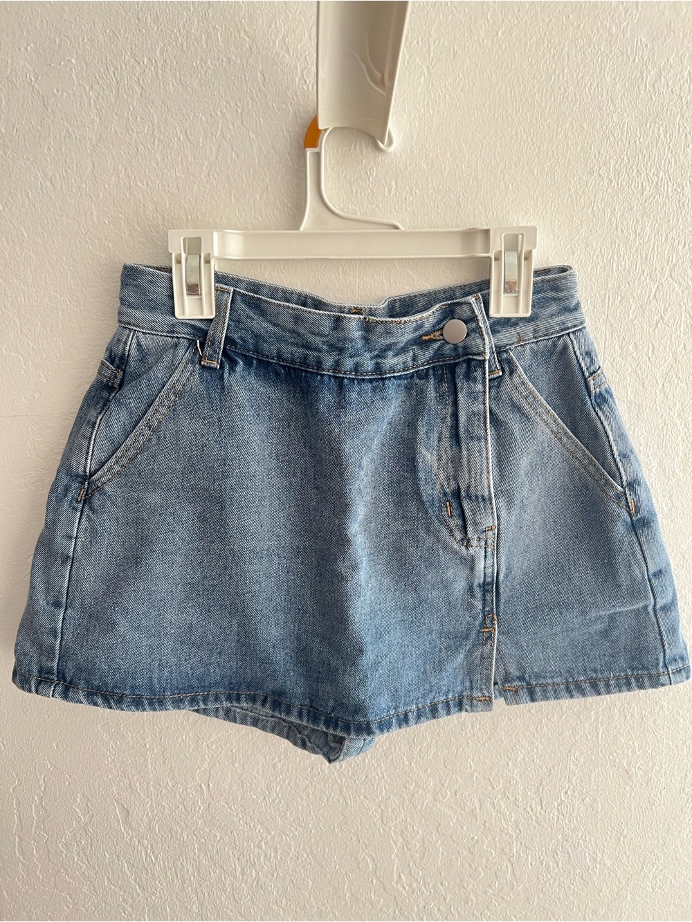 Light Blue Denim Women's Skorts